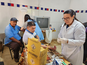 Foto 1: Campanha Novembro Azul: Saúde realiza exames em Funcionários Municipais