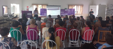 Foto 34: Ação Contra a Violência à Mulher: Agosto Lilás!