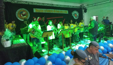 Foto 108: Alunos dos 5º anos de Escolas Municipais recebem certificado do Proerd