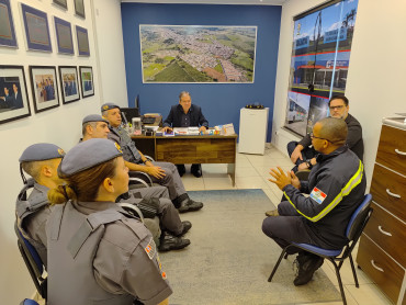 Foto 9: Prefeitura de Quatá reforça parceria com a Polícia Militar em reunião com Comando de Marília / Tupã