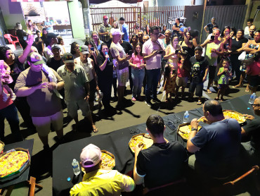 Foto 61: Quatá realiza 1º Concurso: quem Come Mais Pizza e Concurso Arte na Caixa