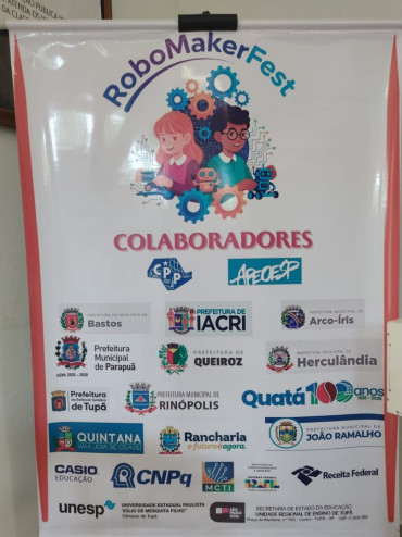 Foto 3: Alunos de Quatá participam do RoboMakerFest 2025 com projetos inovadores de Robótica 