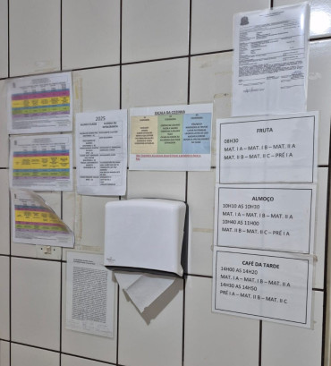 Foto 5: Visitas do Conselho de Alimentação Escolar