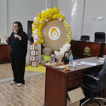 Foto 36: Palestra sobre Aleitamento Materno