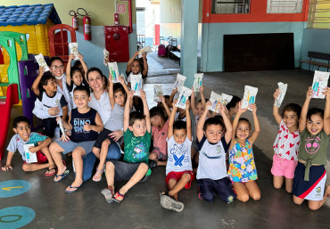 Foto 74: Saúde Bucal vai até as Escolas Municipais e particulares de Quatá