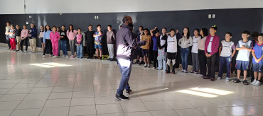 Foto 1: Atividade em comemoração ao Dia da Consciência Negra