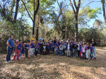 Foto 19: Alunos da Escola Orísia participam de ação educativa no Centro de Educação Ambiental de Paraguaçu Paulista