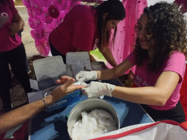 Foto 75: Caminhada e Passeio Ciclístico em prol do Outubro Rosa