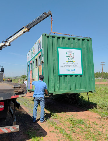 Foto 8: Implantação de caçamba e Ecoponto na Zona Rural