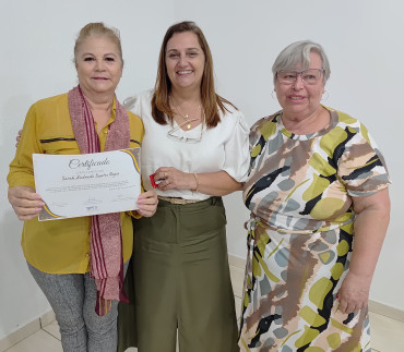 Foto 47: Entrega de certificados marca encerramento de cursos profissionalizantes em Quatá