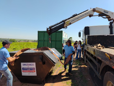 Foto 3: Implantação de caçamba e Ecoponto na Zona Rural