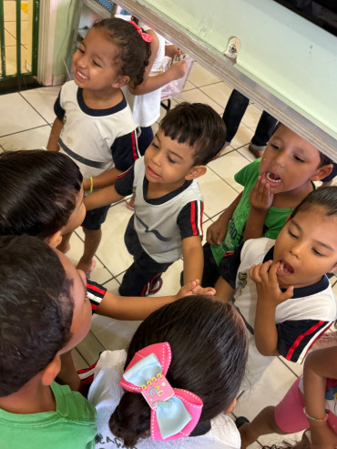 Foto 76: Saúde Bucal vai até as Escolas Municipais e particulares de Quatá