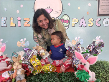 Foto 156: Entrega de Ovos de Páscoa 2025
