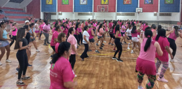 Foto 76: Aulão de Zumba e Ritmos: em especial ao Outubro Rosa!