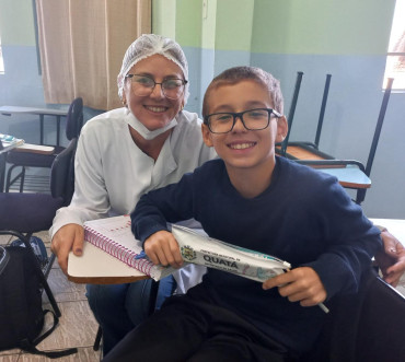 Foto 48: Saúde Bucal vai até as Escolas Municipais e particulares de Quatá