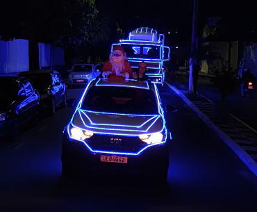 Foto 41: Natal de Luz da G10 Concreto leva carreata natalina às ruas de Quatá