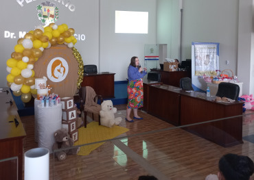 Foto 6: Palestra sobre Aleitamento Materno