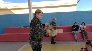 Foto 17: Palestra de conscientização sobre o combate ao tráfico de animais silvestres