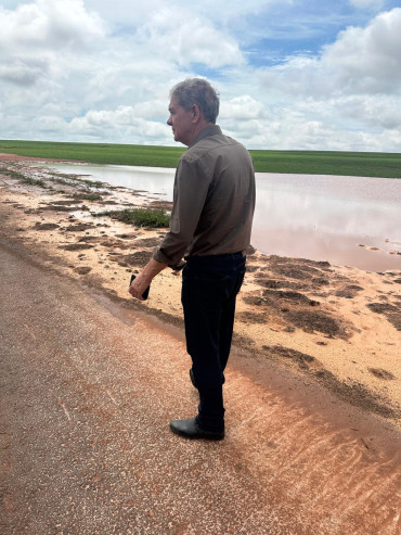 Foto 15: Fortes chuvas causam estragos na Zona Rural de Quatá
