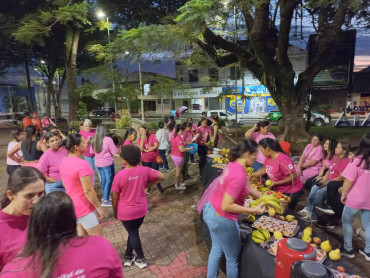 Foto 29: Caminhada e Passeio Ciclístico em prol do Outubro Rosa