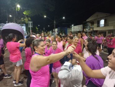 Foto 43: Caminhada e Passeio Ciclístico em prol do Outubro Rosa