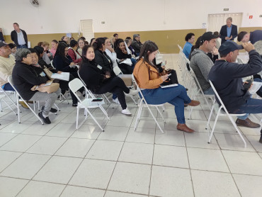 Foto 1: 6ª Conferência Municipal de Saúde reúne comunidade para discutir propostas sobre o SUS em Quatá