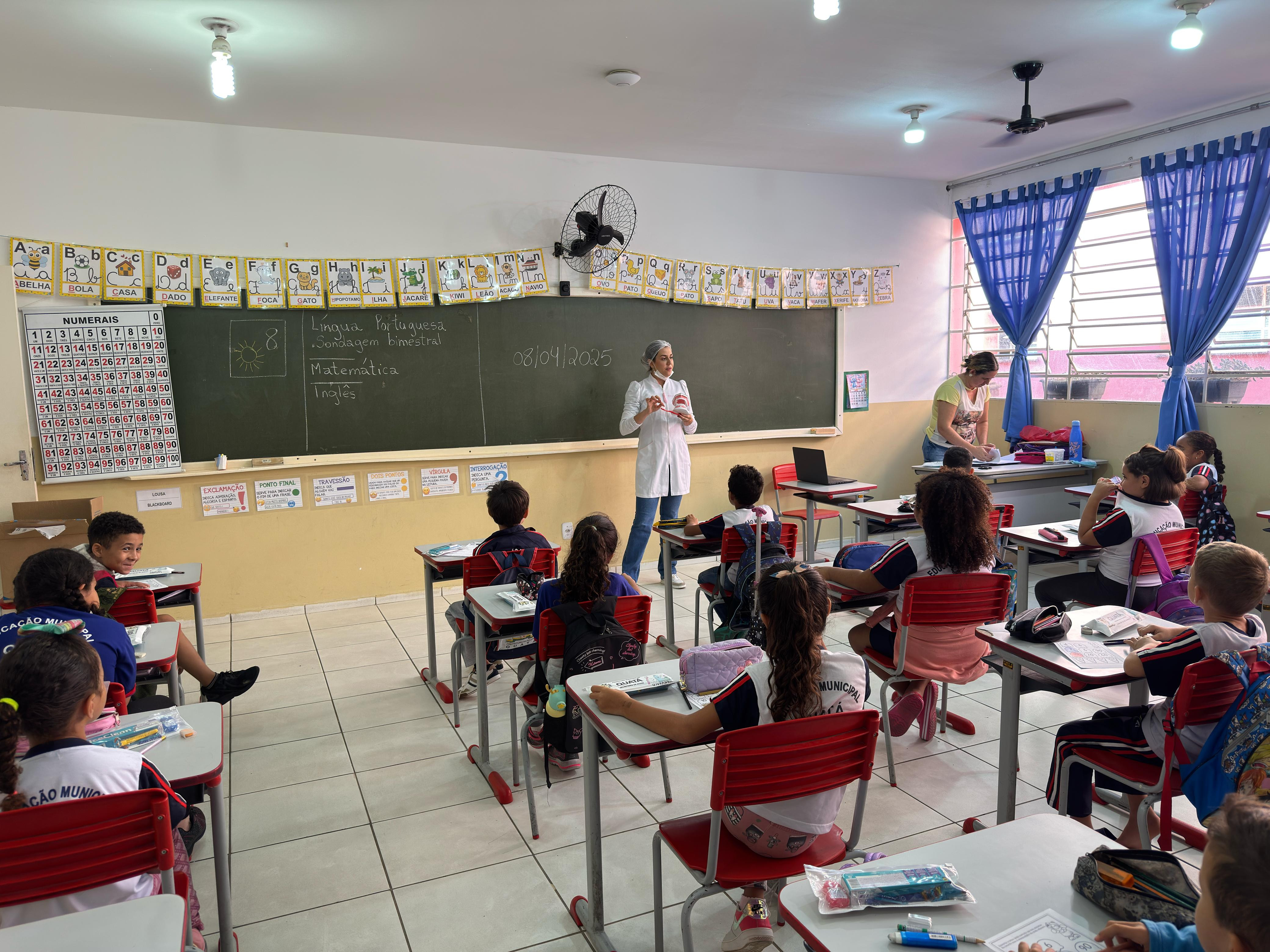 Foto 11: Ações de prevenção em saúde bucal