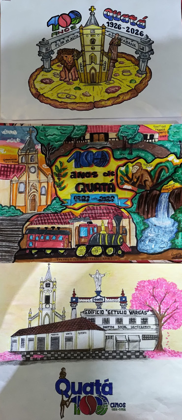 Foto 14: Quatá realiza 1º Concurso: quem Come Mais Pizza e Concurso Arte na Caixa