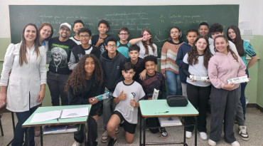 Foto 69: Saúde Bucal vai até as Escolas Municipais e particulares de Quatá