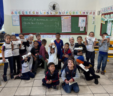 Foto 12: Saúde Bucal vai até as Escolas Municipais e particulares de Quatá
