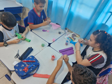 Foto 12: Alunos do 4º ano do Ensino Integral da Escola 