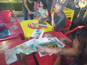 Foto 16: Quatá realiza 1º Concurso: quem Come Mais Pizza e Concurso Arte na Caixa