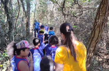Foto 21: Alunos da Escola Orísia participam de ação educativa no Centro de Educação Ambiental de Paraguaçu Paulista