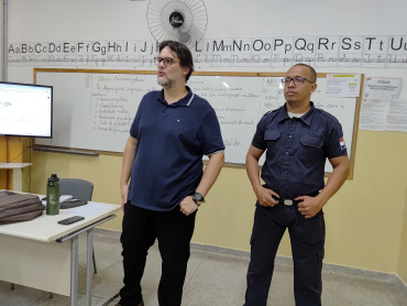 Foto 11: Guarda Municipal de Quatá realiza visita à Escola Chiquinho