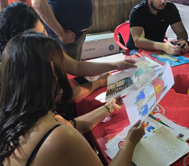 Foto 9: Quatá realiza 1º Concurso: quem Come Mais Pizza e Concurso Arte na Caixa