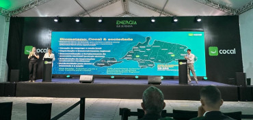 Foto 1: Inauguração da planta de biometano da Usina Cocal em Paraguaçu Paulista