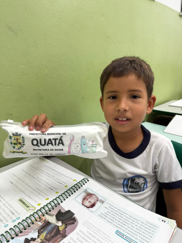 Foto 50: Saúde Bucal vai até as Escolas Municipais e particulares de Quatá