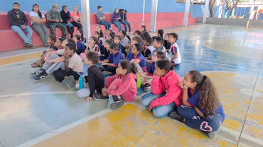 Foto 26: Palestra de conscientização sobre o combate ao tráfico de animais silvestres