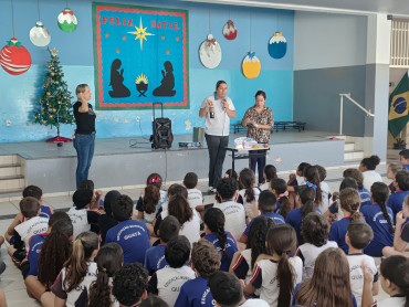 Foto 66: Alunos e usuários recebem orientações sobre prevenção e controle do diabetes 