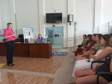 Foto 14: Palestra sobre Aleitamento Materno