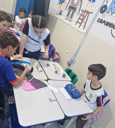 Foto 10: Alunos do 4º ano do Ensino Integral da Escola 