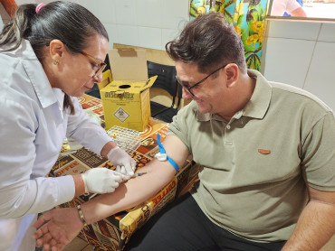Foto 35: Campanha Novembro Azul: Saúde realiza exames em Funcionários Municipais
