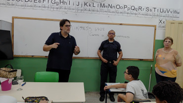 Foto 12: Guarda Municipal de Quatá realiza visita à Escola Chiquinho