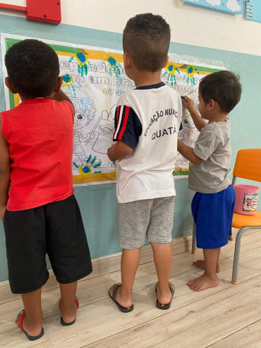 Foto 67: Creche Orísia comemora 7 de Setembro