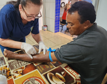 Foto 41: Campanha Novembro Azul: Saúde realiza exames em Funcionários Municipais