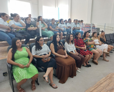Foto 5: Palestra sobre Aleitamento Materno
