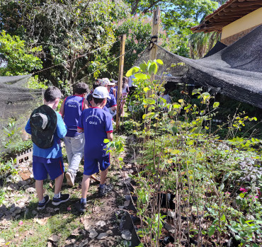 Foto 30: Alunos da Escola Orísia participam de ação educativa no Centro de Educação Ambiental de Paraguaçu Paulista
