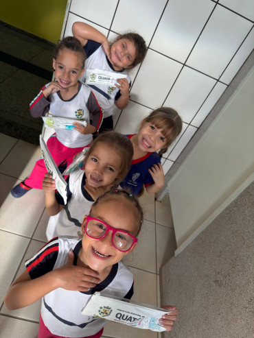 Foto 14: Saúde Bucal vai até as Escolas Municipais e particulares de Quatá