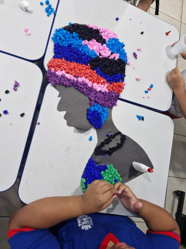 Foto 4: Alunos do 4º ano do Ensino Integral da Escola 