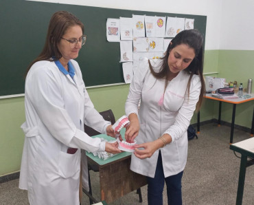 Foto 24: Saúde Bucal vai até as Escolas Municipais e particulares de Quatá